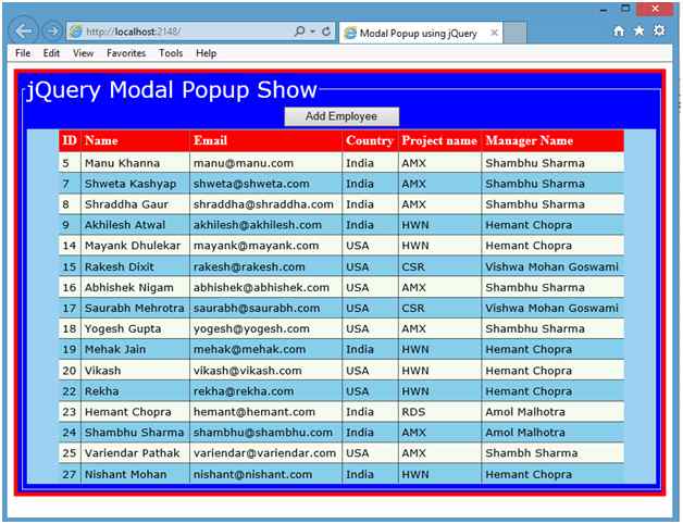 run your application